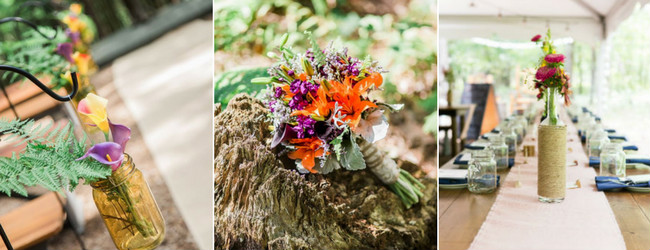 Outdoor Wedding Decoration Ideas | Blue Moon Rising Deep Creek Lake Cabins