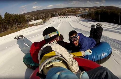snow tubing