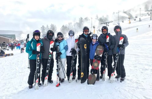 winter ski and snowboard